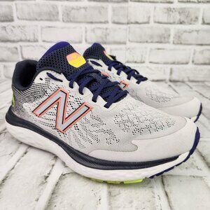 New Balance Fresh Foam 680 v7 Women's Size 10 D Wide White Blue Running Shoe Gym